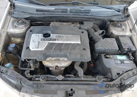 2004 Kia Spectra Ex/Lx from USA, damaged, VIN KNAFE122145041484